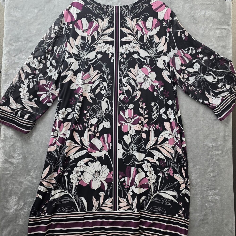 JM Collection Floral Dress 2X Short GUC - Picture 6 of 11